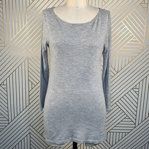 Marine Layer Striped Slub Rayon Gray Stripe Tee‎